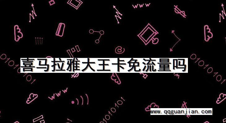喜马拉雅, 大王卡, 免流量