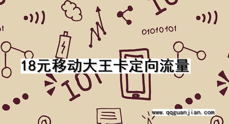 18元移动大王卡定向流量 18元, 移动大王卡, 定向流量