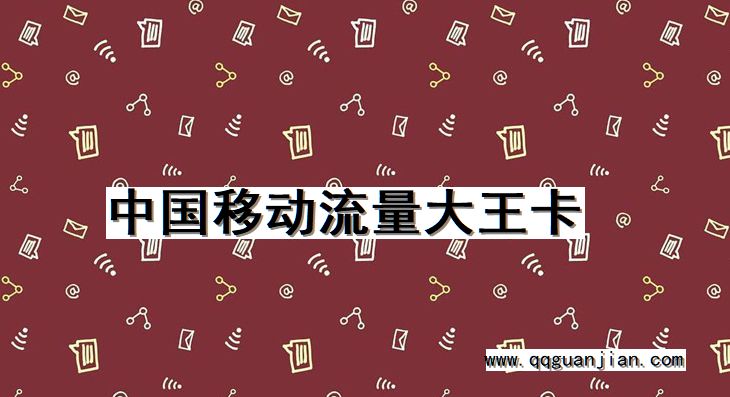中国移动流量大王卡 中国移动, 流量大王卡