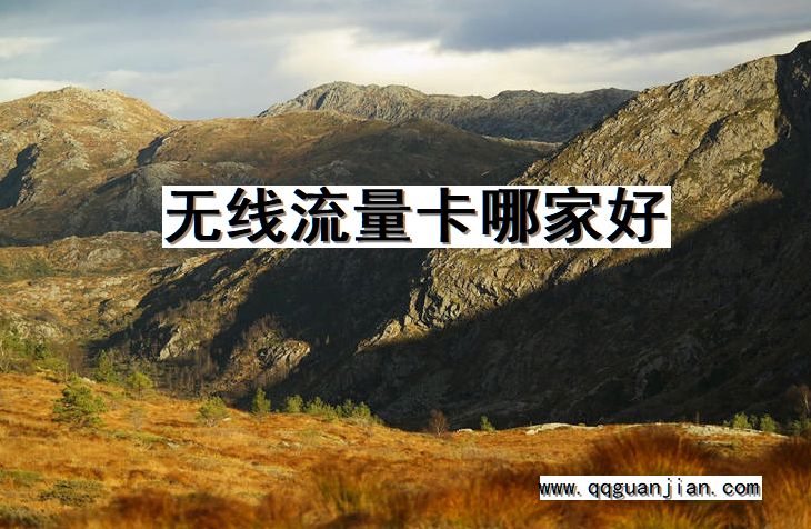 无线流量卡, 哪家好
