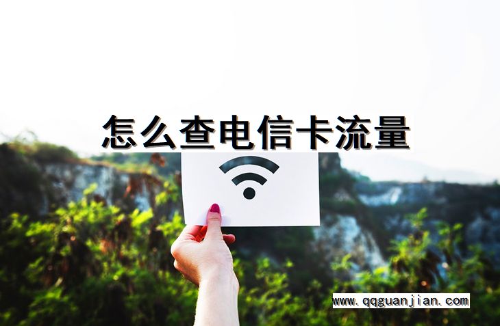 怎么查电信卡流量 查, 电信卡, 流量