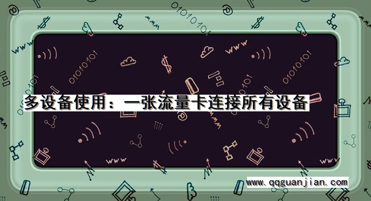 多设备使用:一张流量卡连接所有设备 多设备使用, 流量卡, 连接, 设备