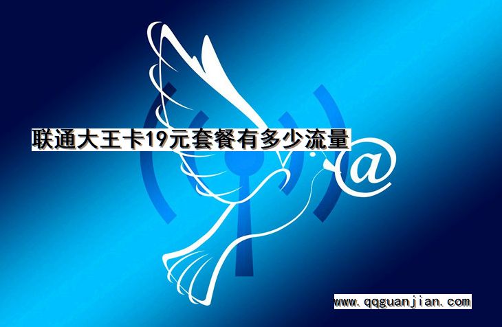 联通大王卡19元套餐有多少流量 联通, 大王卡, 19元套餐, 流量