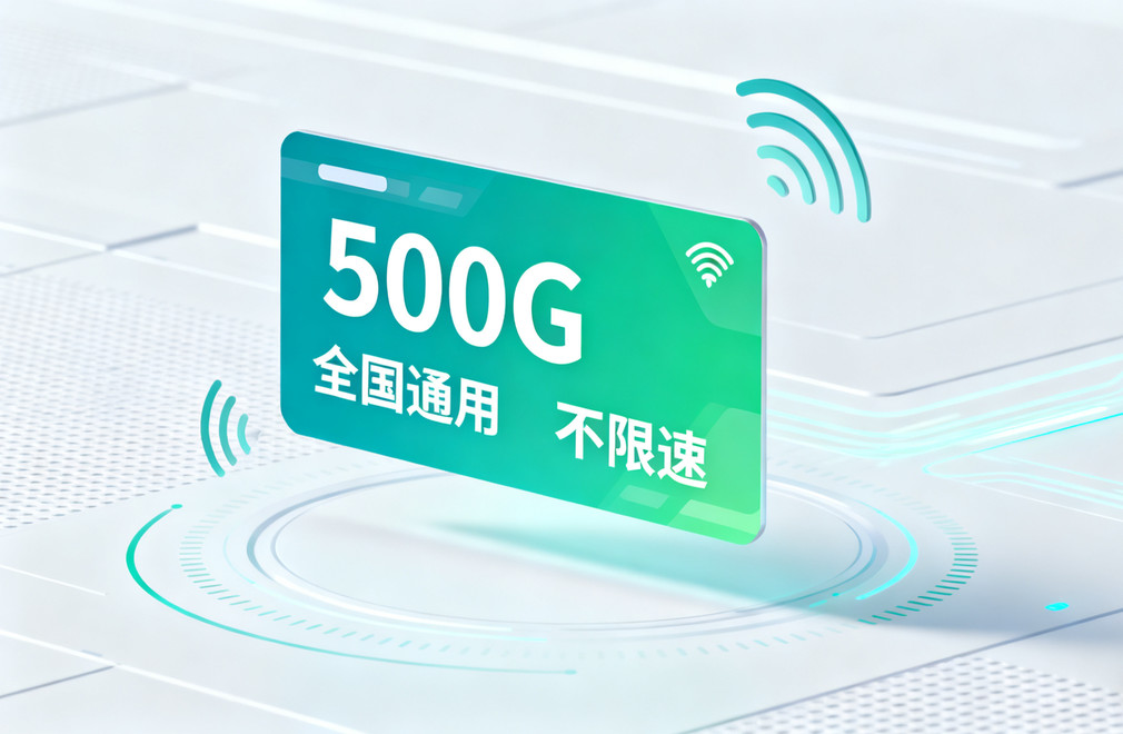 流量卡,无限不限速,全国通用,500g,高性价比纯流量卡