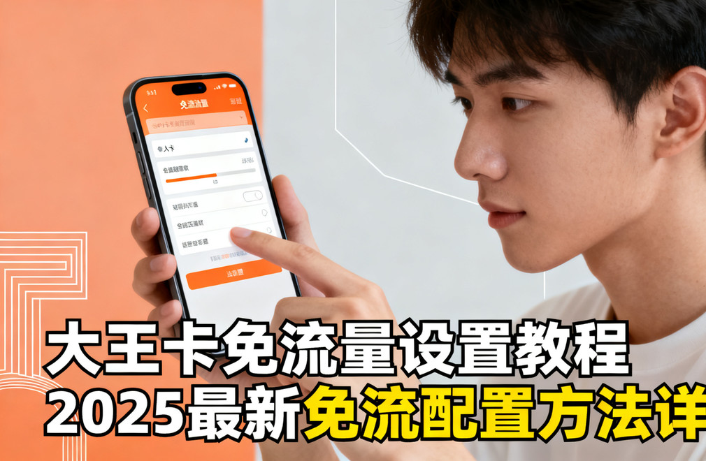 大王卡免流量设置,免流配置方法,2025免流教程,大王卡免流攻略,免流量设置教程