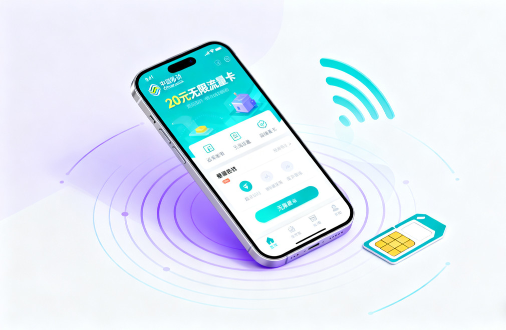 移动20元无限流量卡,办理条件,套餐详情,2025版