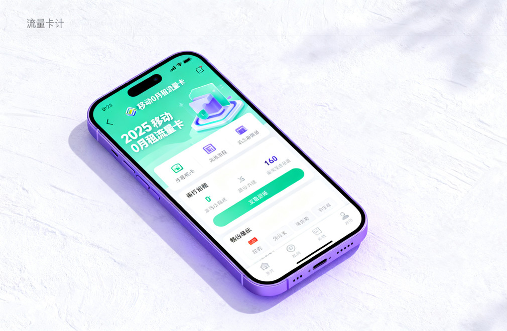 2025移动0月租流量卡,哪个划算,超值套餐,办理入口推荐