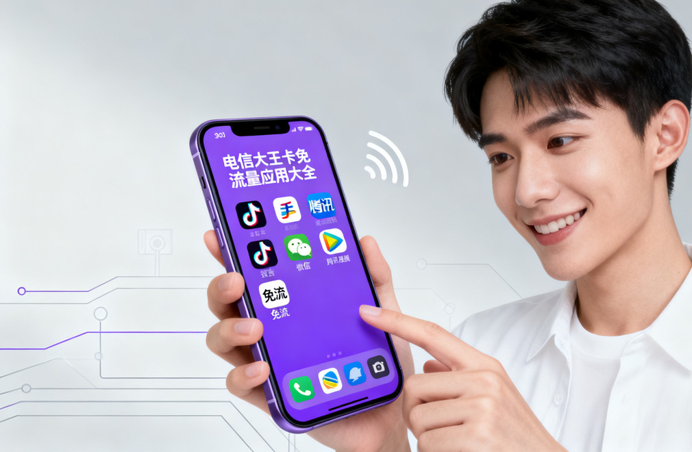 电信大王卡,免流量应用,2025免流范围,免流使用攻略,免流应用大全