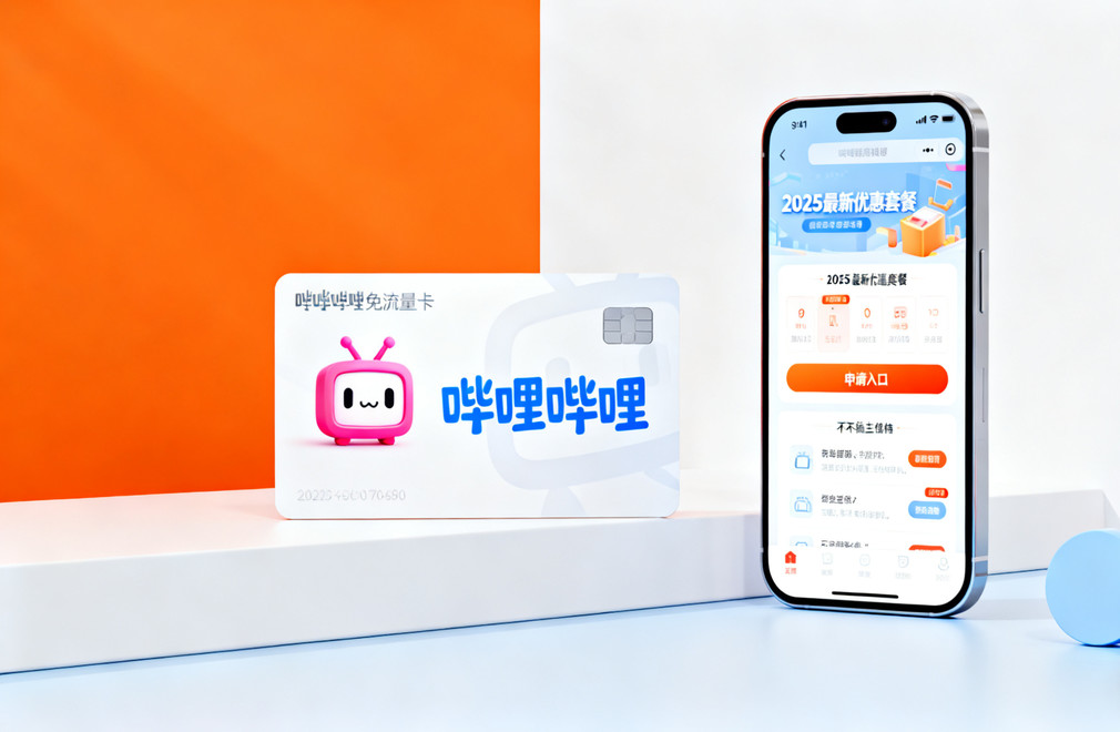 哔哩哔哩免流量卡,2025优惠套餐,申请入口,办理指南,流量卡优惠