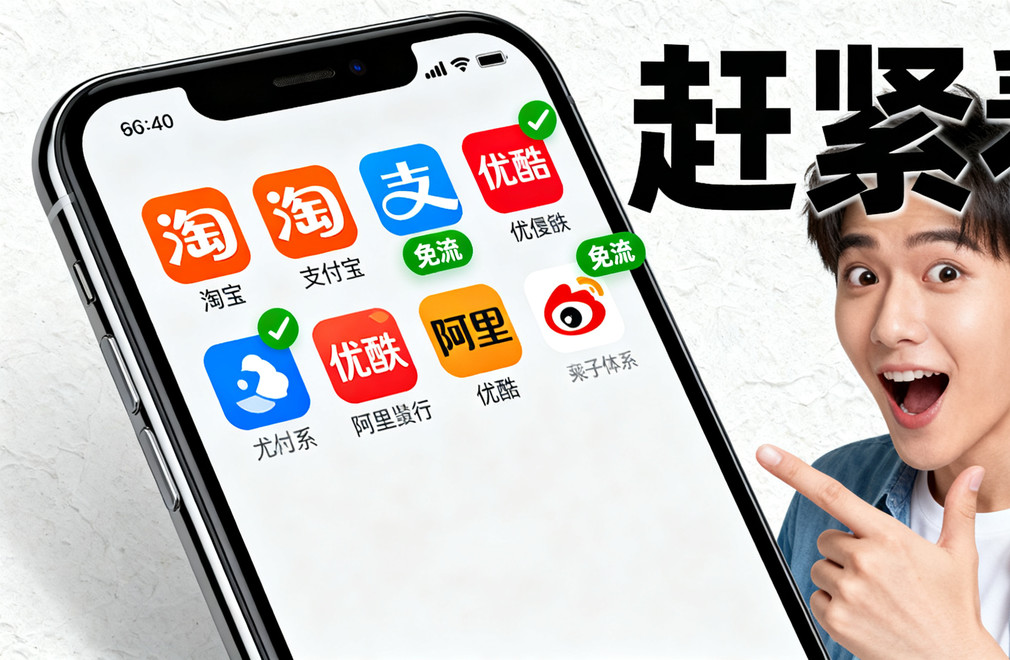 阿里小宝卡,免流量范围,免流应用,小宝卡免流,免流详解