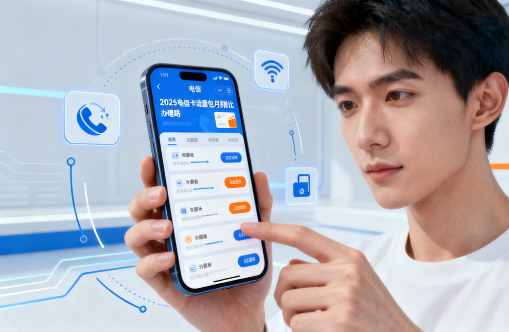 2025电信卡,流量包月,超值套餐,套餐推荐,办理攻略