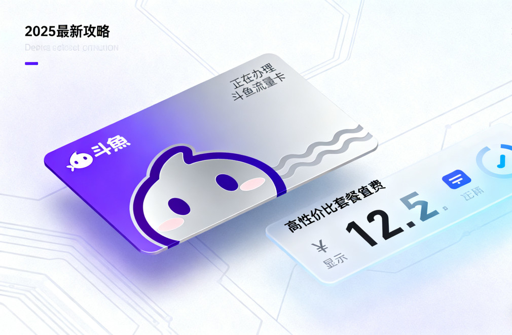 2025斗鱼流量卡,流量卡办理攻略,高性价比套餐,套餐资费详解,流量卡免费领取入口