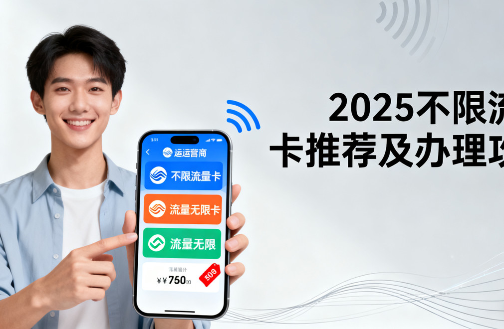 2025不限流量卡,高性价比套餐,三大运营商,办理攻略,划算套餐推荐