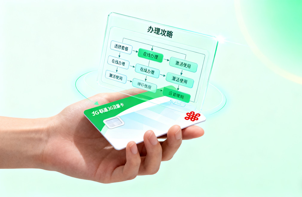 联通3g流量卡,套餐划算,2025年资费,办理攻略