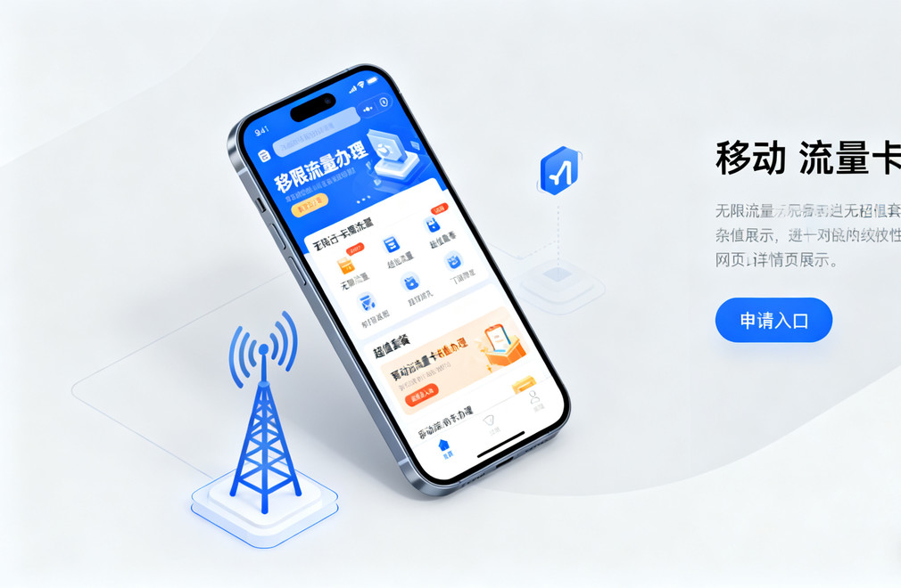 2025移动无限流量卡,无限流量卡办理指南,超值套餐资费详解,无限流量卡申请入口,移动流量卡办理