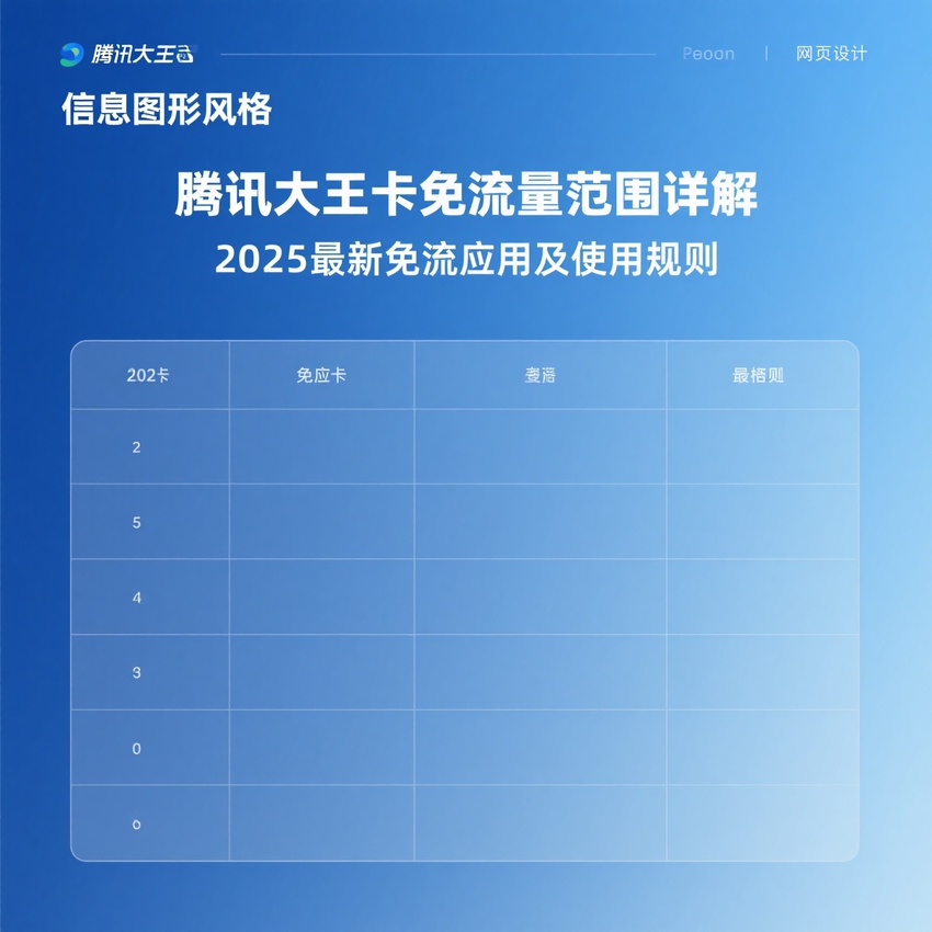 腾讯大王卡,免流量范围,免流应用,使用规则,2025