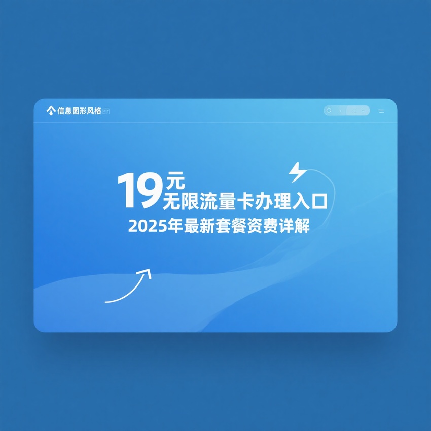 联通19元无限流量卡,办理入口,2025年套餐资费,套餐资费详解,无限流量卡